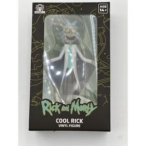 Rick & Morty Cool Rick Vinyl Figure 4.5" Adult Swim Culturefly For Ages 14+